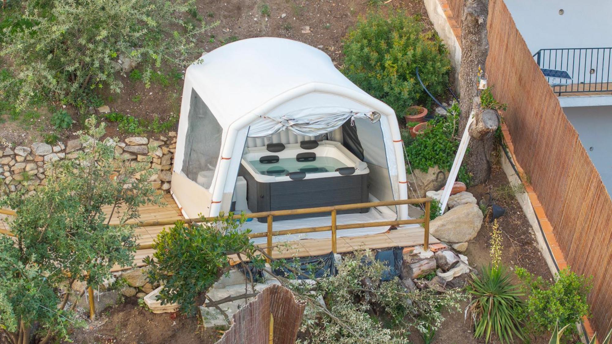Aaa View Private Terrace Outdoor Heated Hot Tub Family Fun Badalona Exterior foto